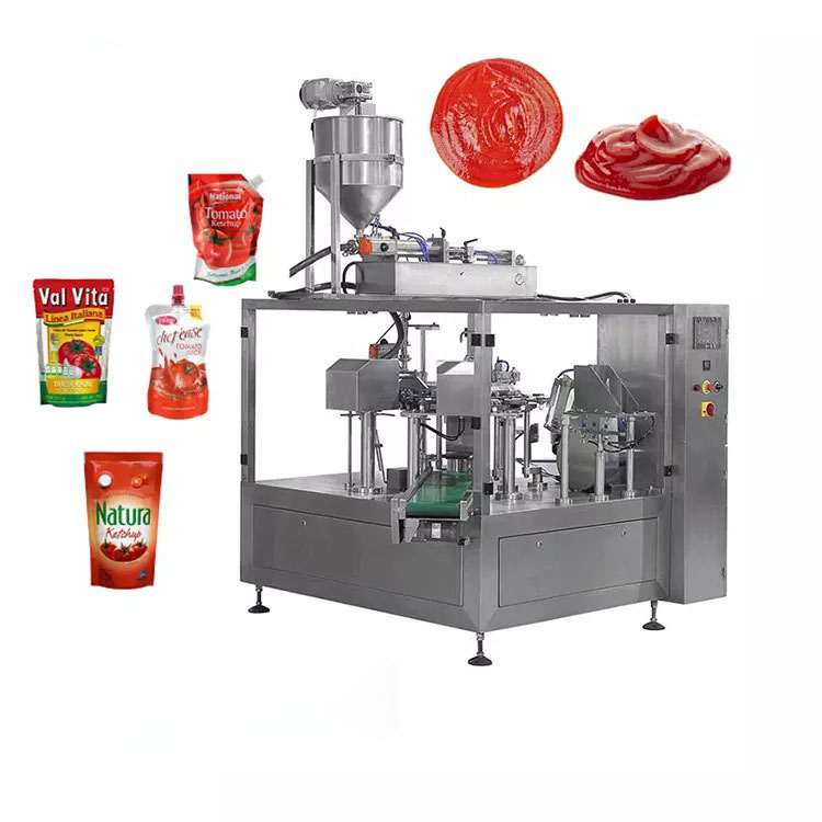 Liquid Paste Sauce Premade Pouch Packing Machine